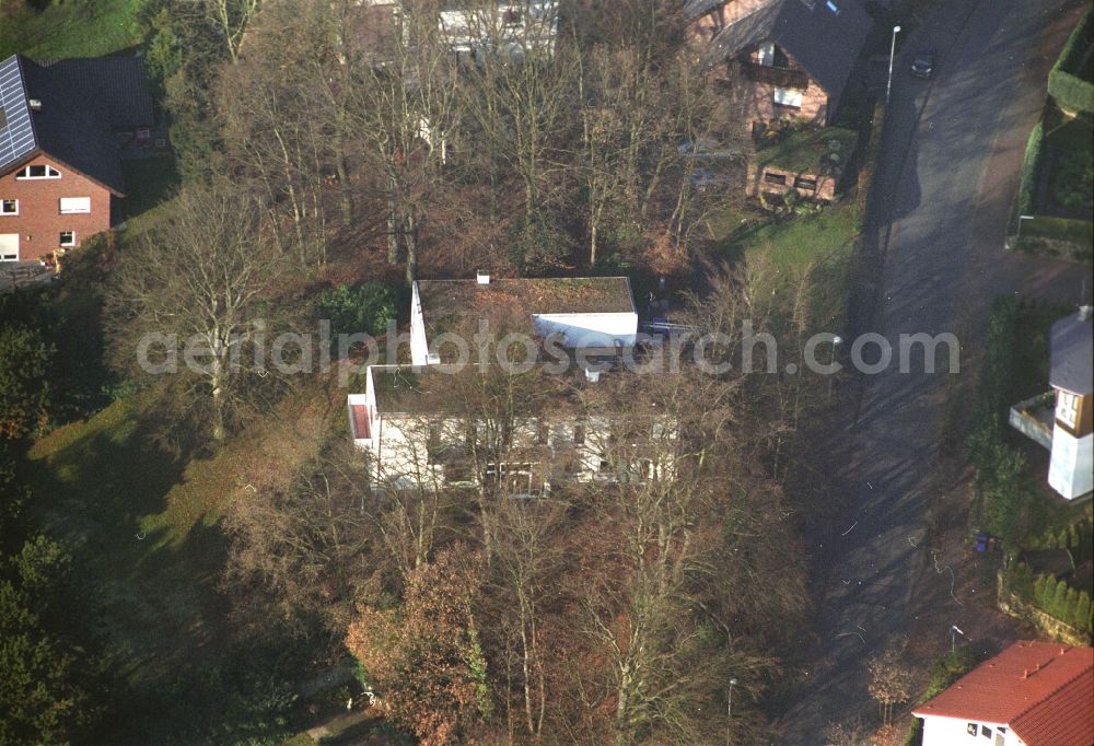 Aerial photograph Ibbenbüren - Single-family residential area of settlement on Nordstrasse in the district Schafberg in Ibbenbueren in the state North Rhine-Westphalia, Germany