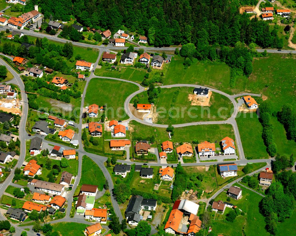 Aerial photograph Palmberg - Single-family residential area of settlement in Palmberg in the state Bavaria, Germany