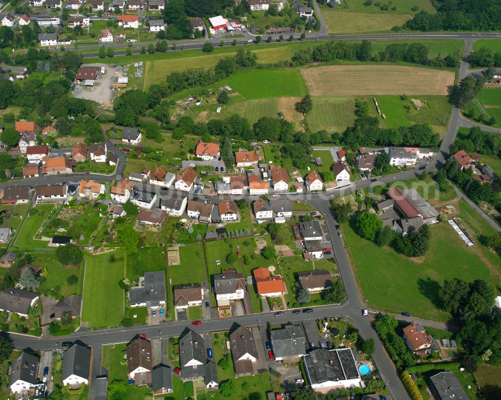 Aerial photograph Rainrod - Single-family residential area of settlement in Rainrod in the state Hesse, Germany