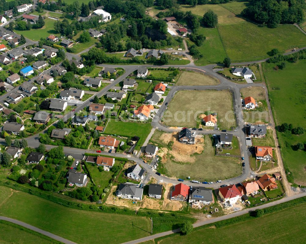 Aerial photograph Rainrod - Single-family residential area of settlement in Rainrod in the state Hesse, Germany