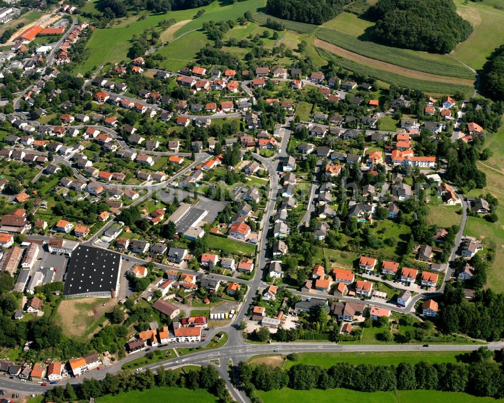 Reichelsheim (Odenwald) from above - Single-family residential area of settlement in Reichelsheim (Odenwald) in the state Hesse, Germany