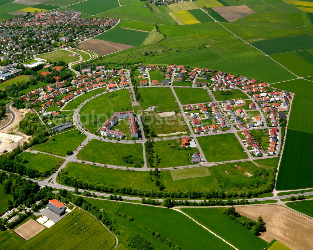 Aerial image Riedlingen - Single-family residential area of settlement in Riedlingen in the state Baden-Wuerttemberg, Germany