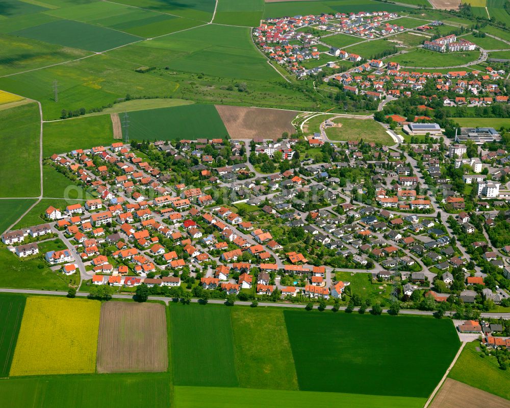 Aerial photograph Riedlingen - Single-family residential area of settlement in Riedlingen in the state Baden-Wuerttemberg, Germany