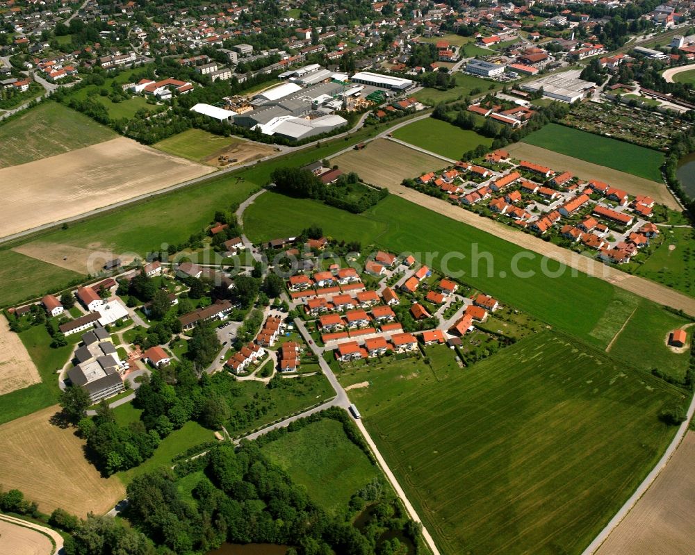 Aerial photograph Schalldorf - Single-family residential area of settlement in Schalldorf in the state Bavaria, Germany