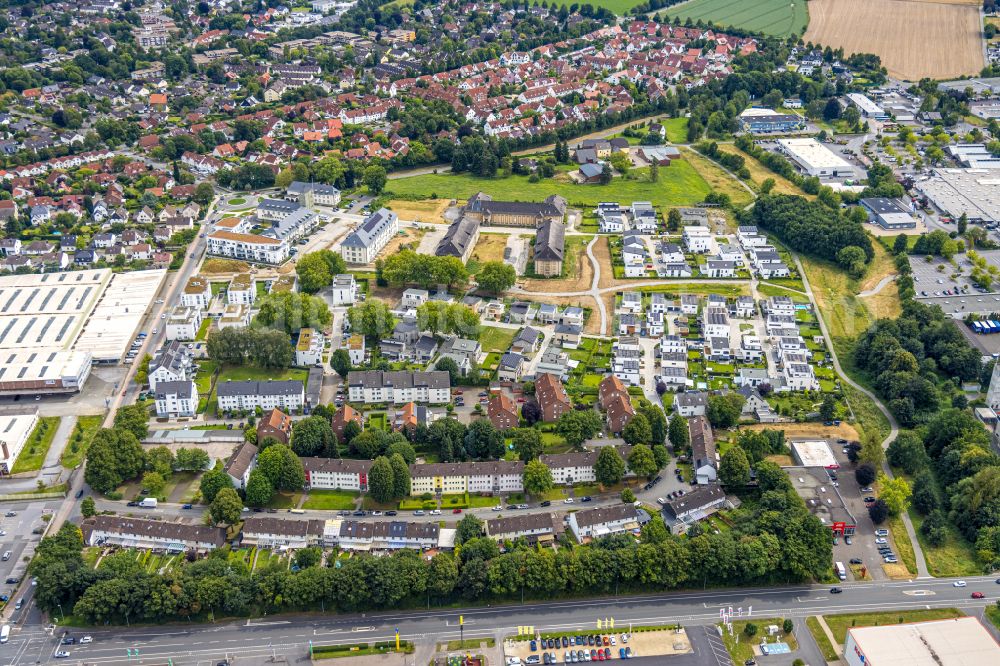 Aerial image Soest - Single-family residential area of settlement in Soest in the state North Rhine-Westphalia, Germany