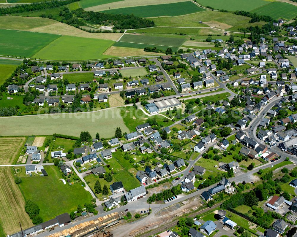 Sohren from the bird's eye view: Single-family residential area of settlement in Sohren in the state Rhineland-Palatinate, Germany