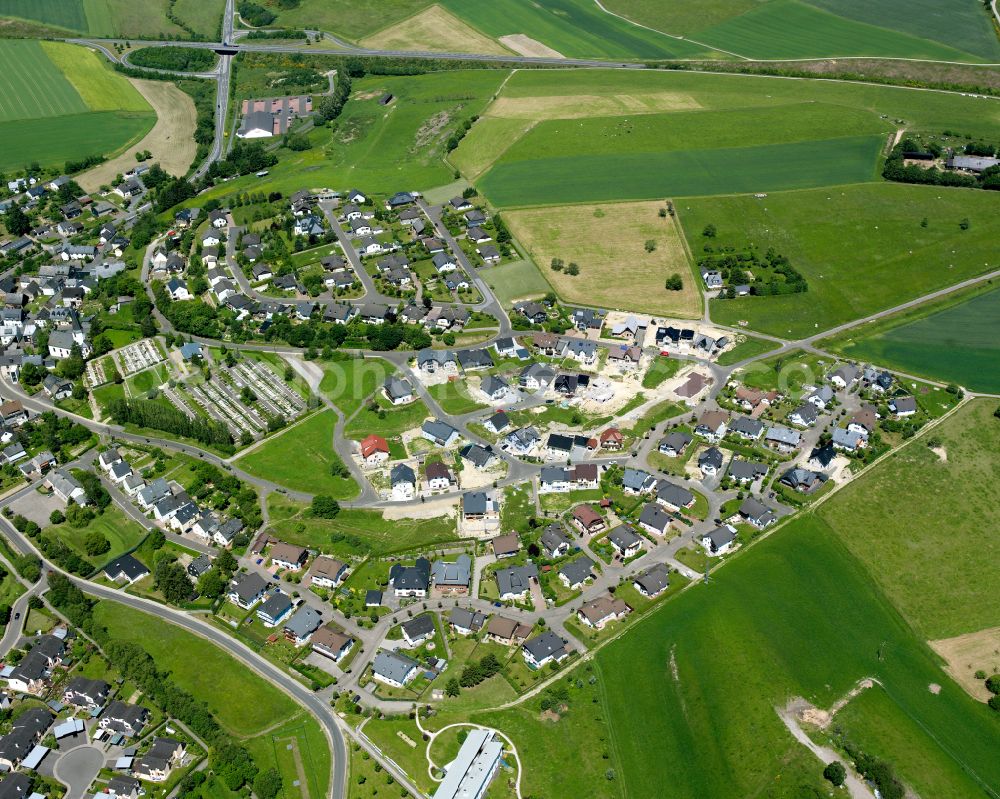 Aerial image Sohren - Single-family residential area of settlement in Sohren in the state Rhineland-Palatinate, Germany