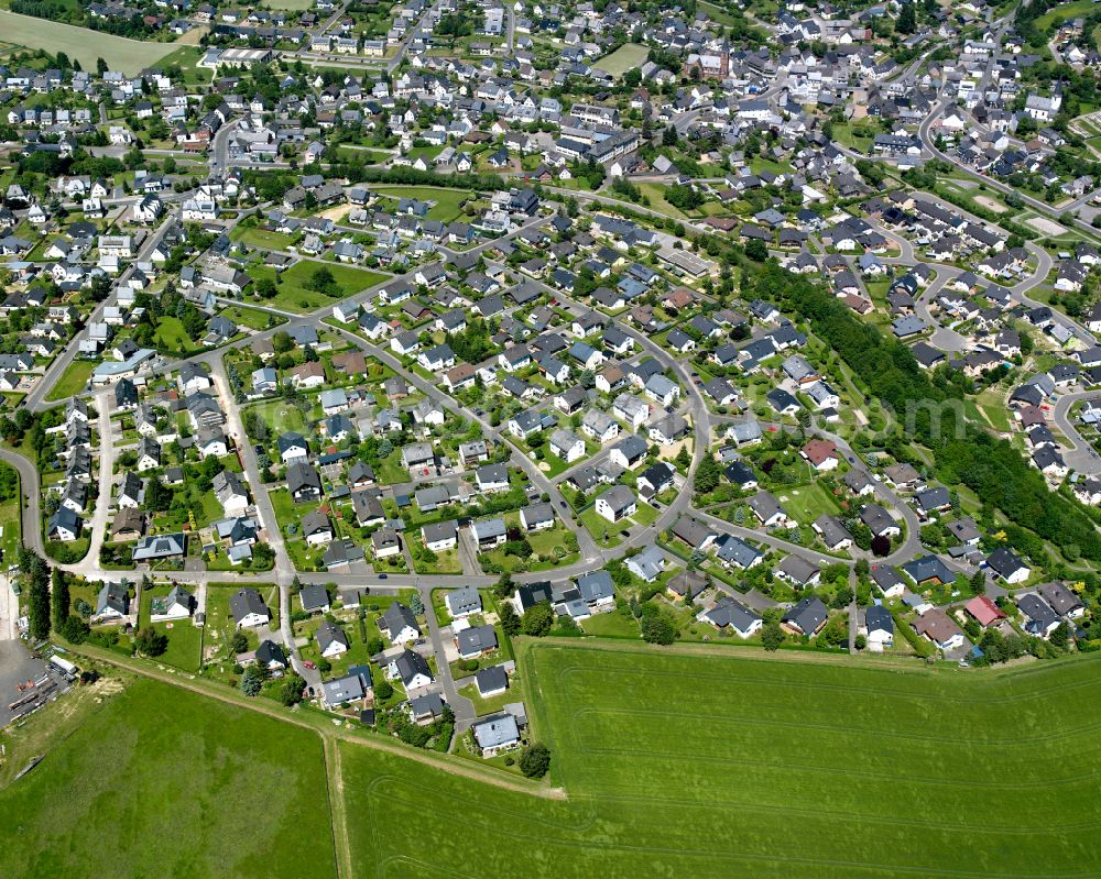 Aerial photograph Sohren - Single-family residential area of settlement in Sohren in the state Rhineland-Palatinate, Germany