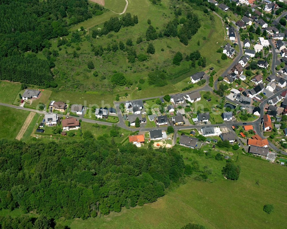 Aerial image Steinbach - Single-family residential area of settlement in Steinbach in the state Hesse, Germany