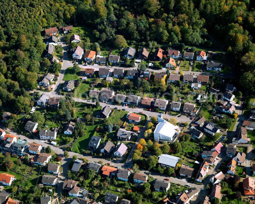 Aerial image Sulzbach - Single-family residential area of settlement in Sulzbach in the state Baden-Wuerttemberg, Germany