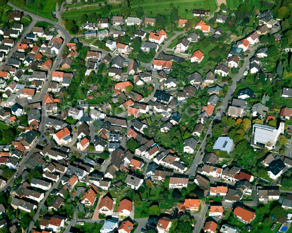 Aerial photograph Sulzbach - Single-family residential area of settlement in Sulzbach in the state Baden-Wuerttemberg, Germany