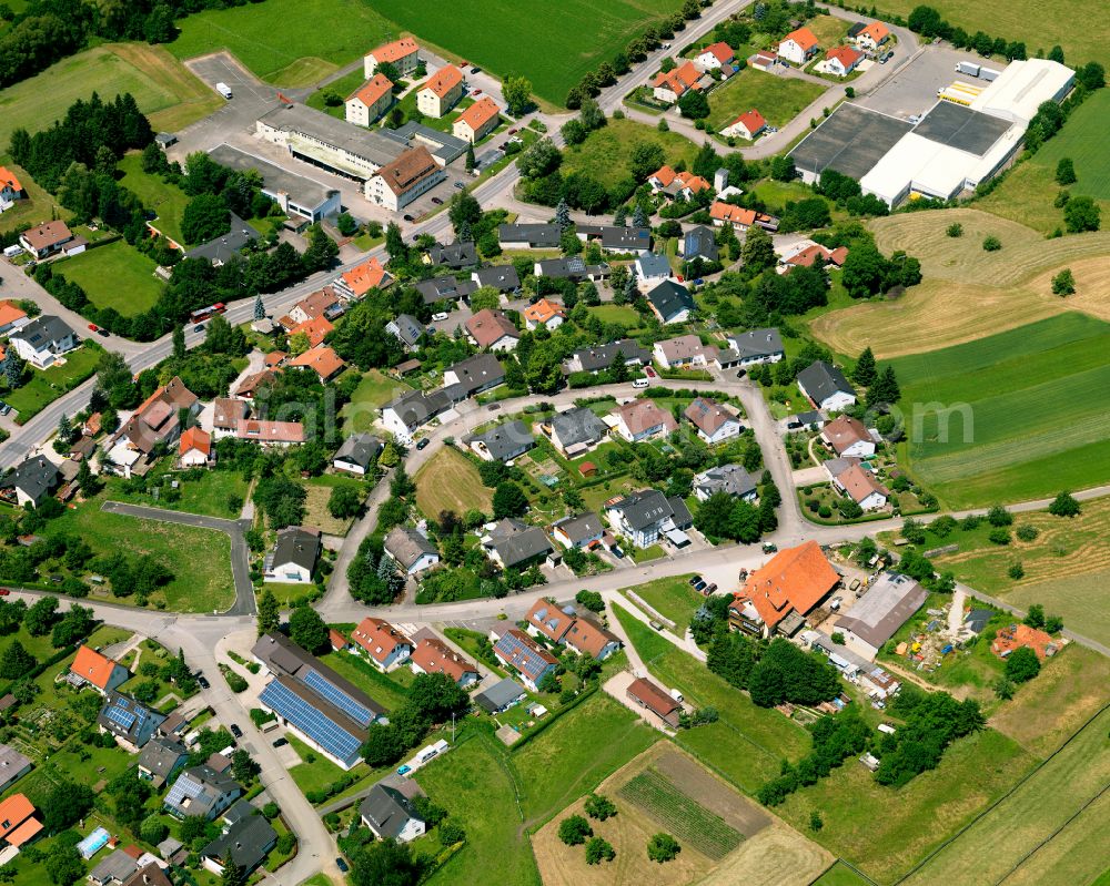 Talheim from the bird's eye view: Single-family residential area of settlement in Talheim in the state Baden-Wuerttemberg, Germany