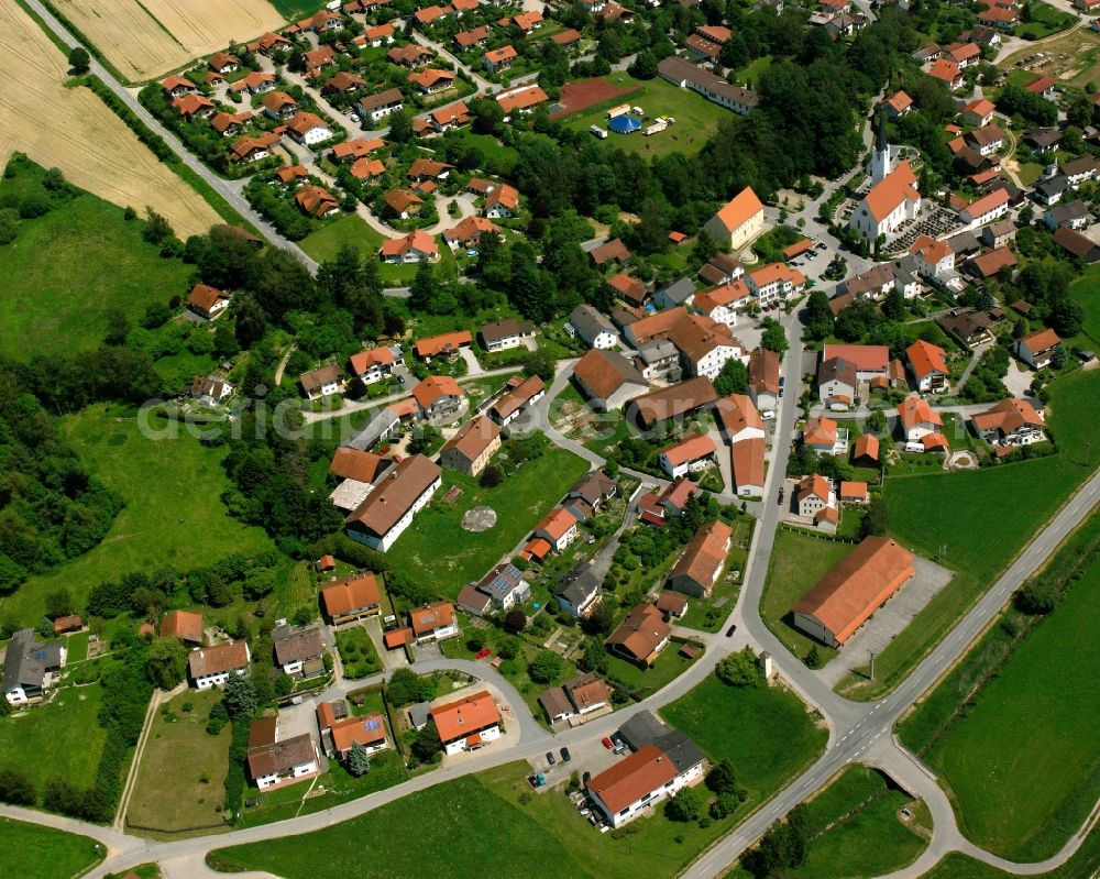 Aerial image Taufkirchen - Single-family residential area of settlement in Taufkirchen in the state Bavaria, Germany