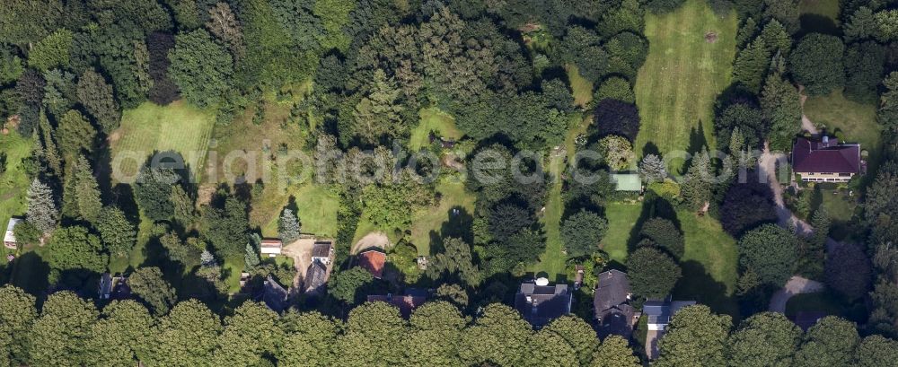 Aerial photograph Malente - Single-family residential area of settlement Am Walde in the district Rachut in Malente in the state Schleswig-Holstein