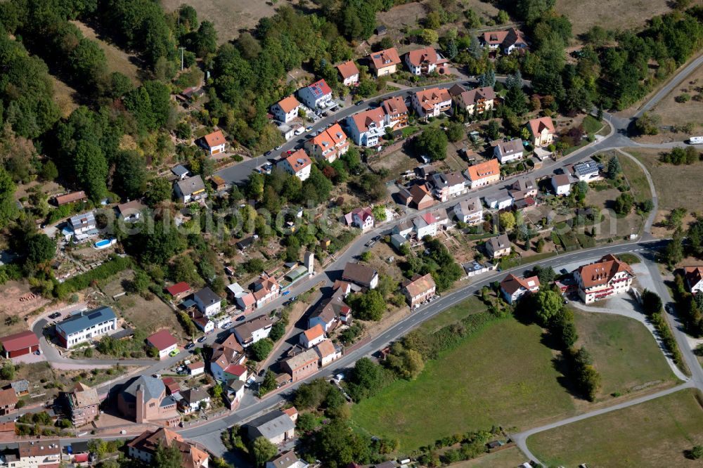 Aerial photograph Windheim - Single-family residential area of settlement in Windheim in the state Bavaria, Germany