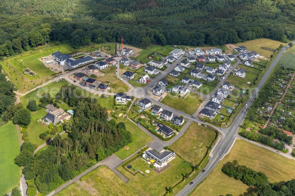 Aerial photograph Arnsberg - Single-family residential area of settlement zum Dollberg in Arnsberg in the state North Rhine-Westphalia, Germany