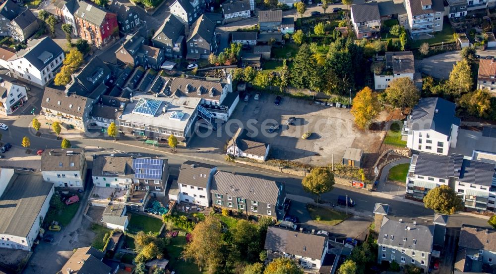 Ennepetal from the bird's eye view: Settlement in Ennepetal at the Wilhelmstrasse and Bergstrasse in the state North Rhine-Westphalia