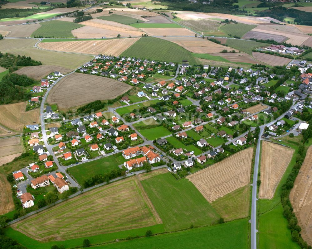 Aerial photograph Köditz - Residential areas on the edge of agricultural land in Köditz in the state Bavaria, Germany