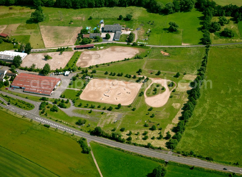 Standenbühl from the bird's eye view: Residential areas on the edge of agricultural land in Standenbühl in the state Rhineland-Palatinate, Germany