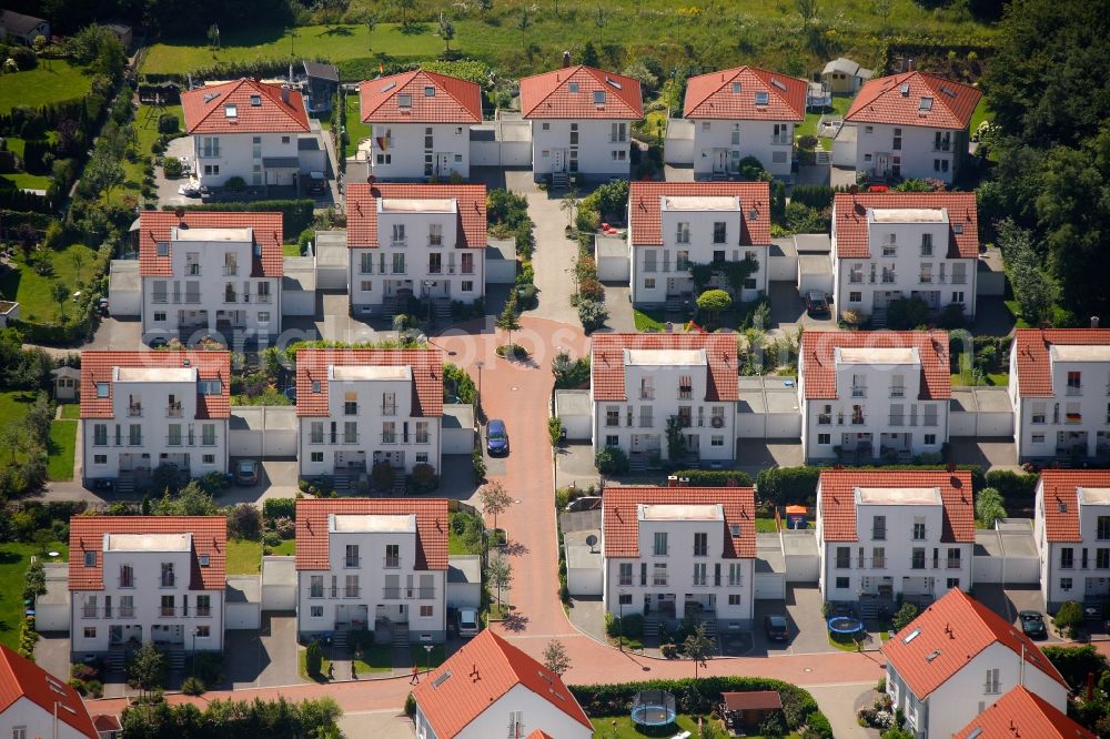 Hattingen from above - View of a residential area in Hattingen in the state North Rhine-Westphalia