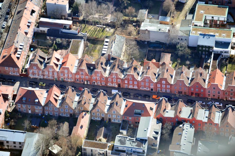 Potsdam from above - The Dutch quarter in Potsdam