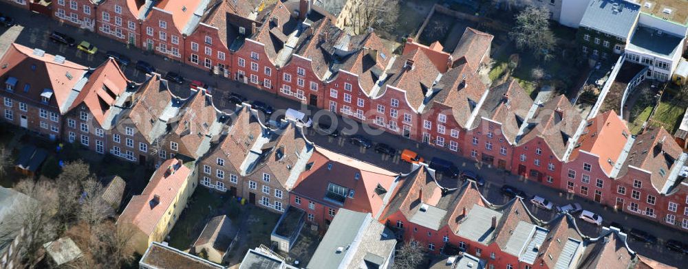 Potsdam from the bird's eye view: The Dutch quarter in Potsdam