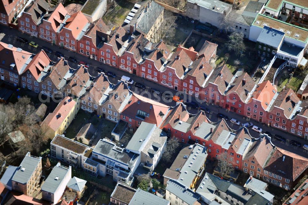 Aerial image Potsdam - The Dutch quarter in Potsdam