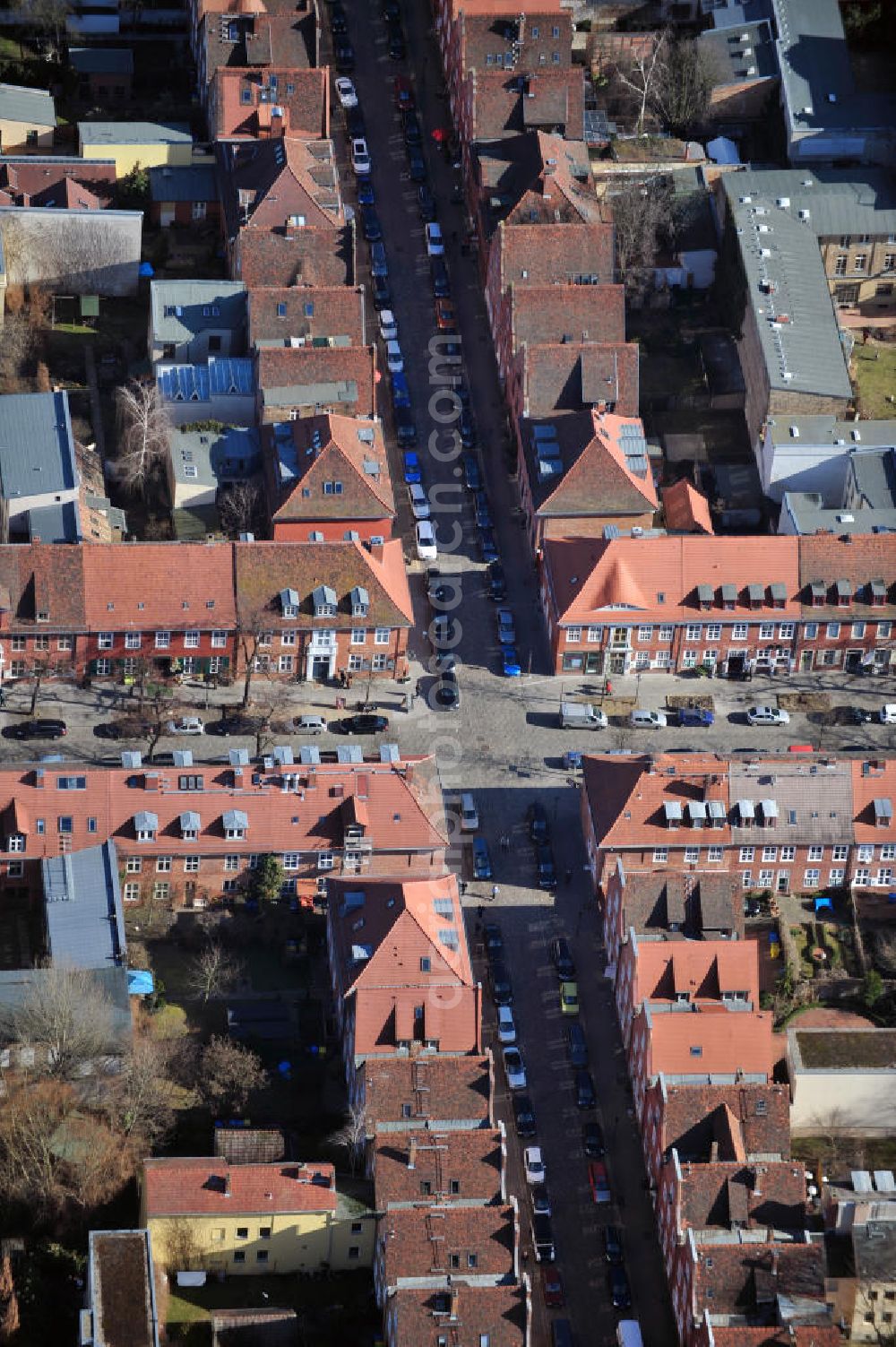 Potsdam from the bird's eye view: The Dutch quarter in Potsdam