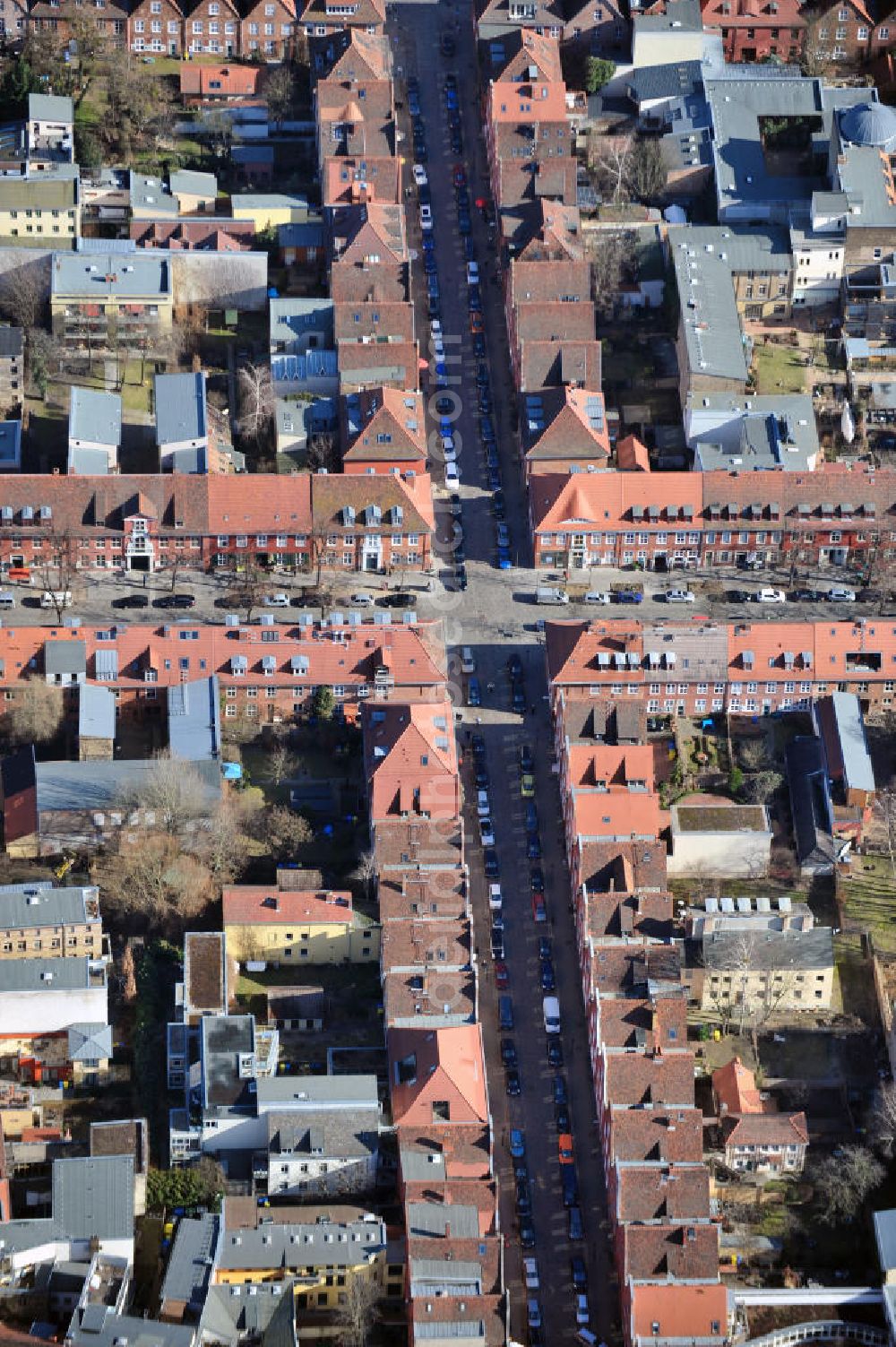 Aerial image Potsdam - The Dutch quarter in Potsdam