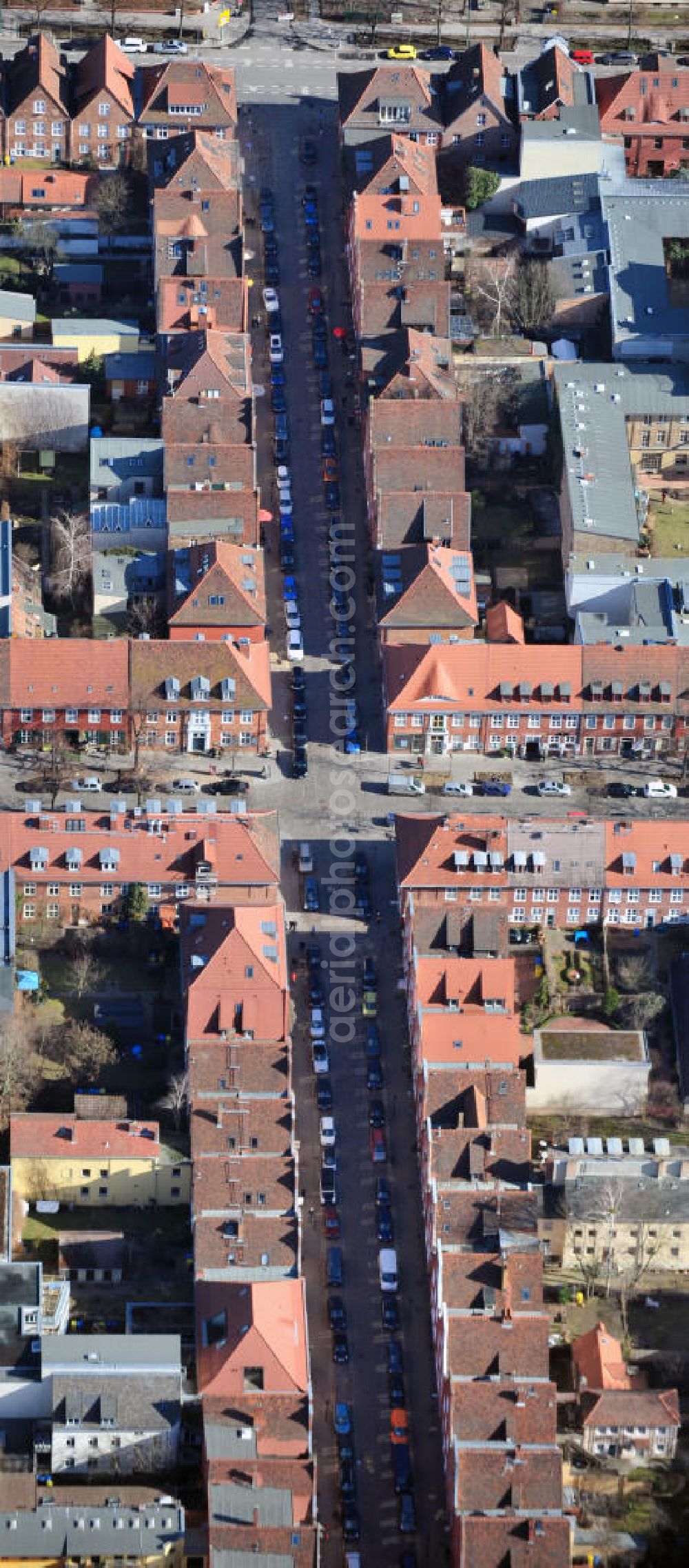 Aerial photograph Potsdam - The Dutch quarter in Potsdam