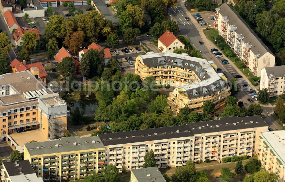 Aerial photograph Bad Langensalza - Housing area on the Illebener Weg in Thuringia