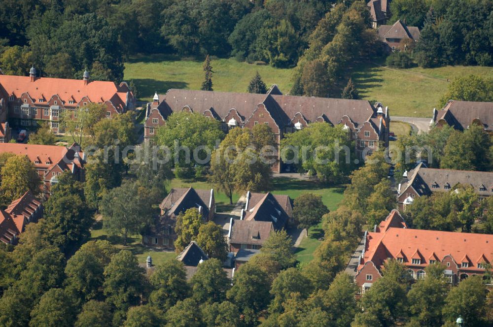 Berlin from above - Blick auf das Helios Klinikum / Krankenhaus in Berlin-Buch.