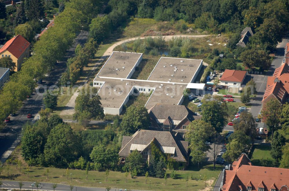 Aerial photograph Berlin - Blick auf das Helios Klinikum / Krankenhaus in Berlin-Buch.