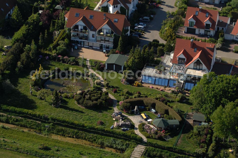 Aerial image Graal-Müritz - Blick auf das Wohngebiet Koppenheide der HAWO Bauträger KG in unmittelbarer Strandnähe im Ostseeheilbad Graal-Müritz. Es ist ein von 1996 bis 2004 neu errichtetes Wohngebiet mit insgesamt 210 Wochenend- und diverse Einzelhäusern in naturnahe Lage am Landschaftsschutzgebiet “Tabakwiesen” und nur wenige Minuten vom Ortszentrum entfernt.