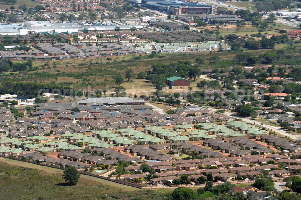 Aerial image Port Elizabeth - View of a housing area in Lorraine by the Dijon Road in Port Elizabeth