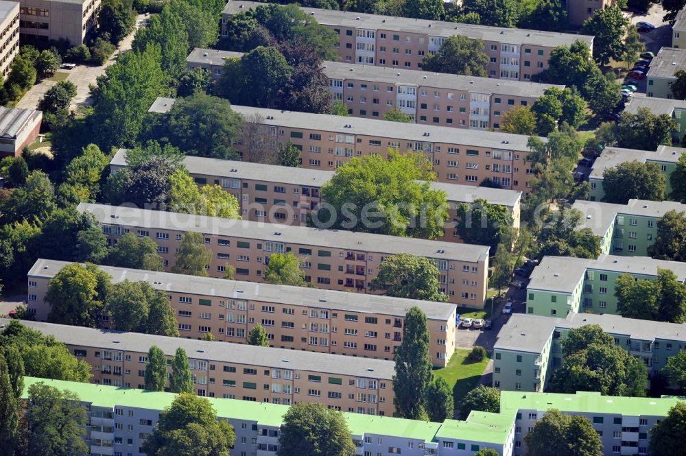 Aerial photograph Möckern - View of residential area in Möckern in Saxony-Anhalt