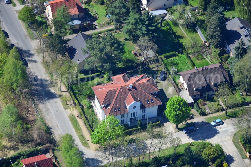 Aerial image Berlin - View of residential area in Marzahn-Hellersdorf in Berlin