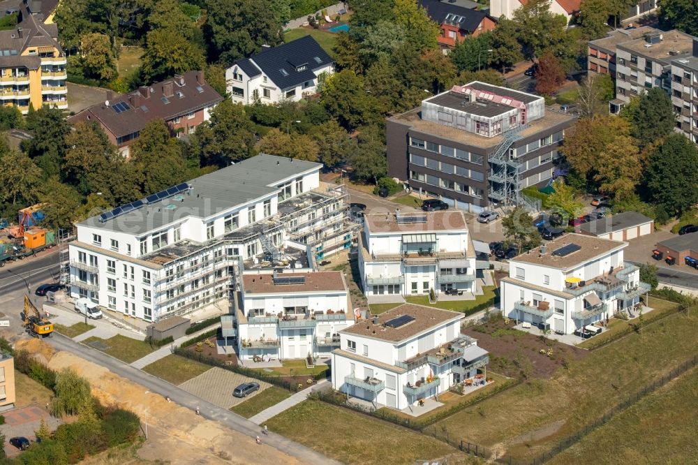 Aerial image Hamm - Residential area of the multi-family house settlement Ahse-Residenz in the Marker Allee in Hamm in the state North Rhine-Westphalia