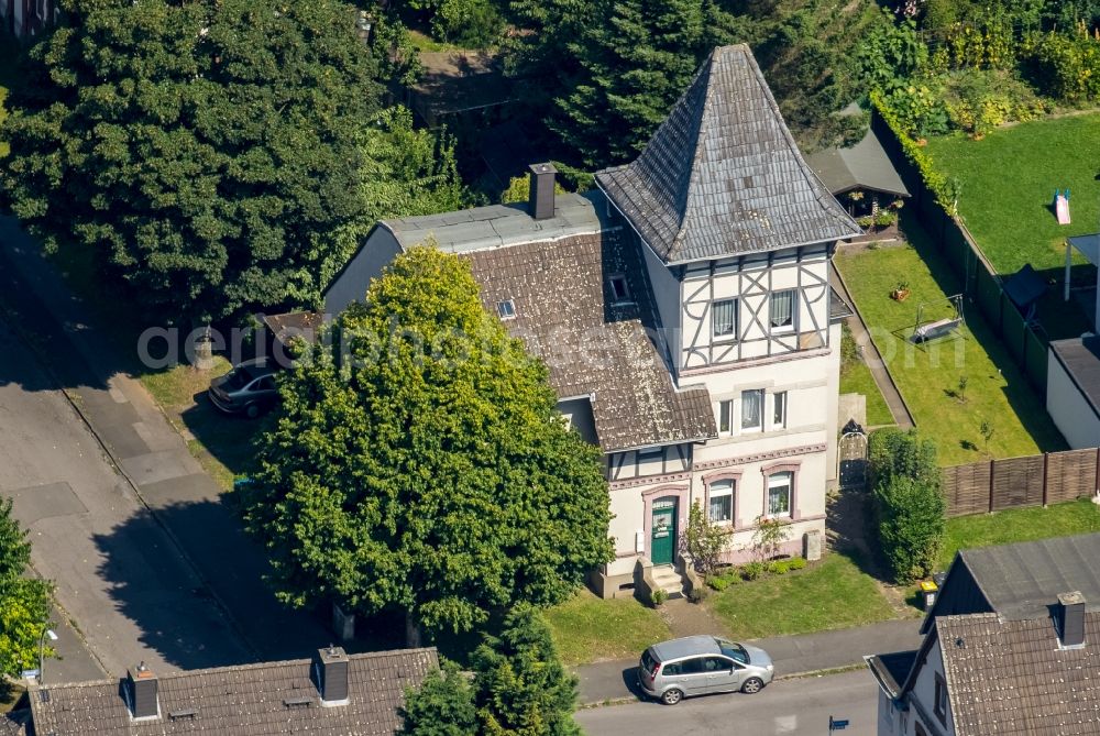 Dortmund from above - Residential area of a multi-family house settlement old colony Eving in Dortmund in the state North Rhine-Westphalia