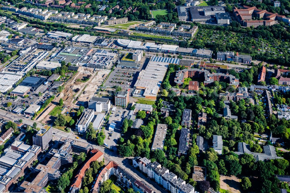 Aerial photograph Hamburg - Residential area of the multi-family house settlement Appener Weg in Hamburg, Germany