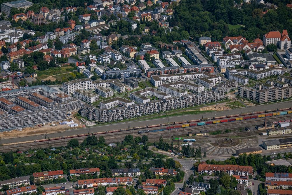 Aerial photograph Regensburg - Residential area of a??a??a multi-family housing estate Das DOeRNBERG in the district of Westviertel in the district Westviertel in Regensburg in the state of Bavaria, Germany