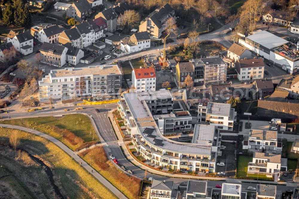 Aerial photograph Dortmund - Residential area of the multi-family house settlement Am Remberg - An den Emscherauen in the district Hoerde in Dortmund in the state North Rhine-Westphalia, Germany