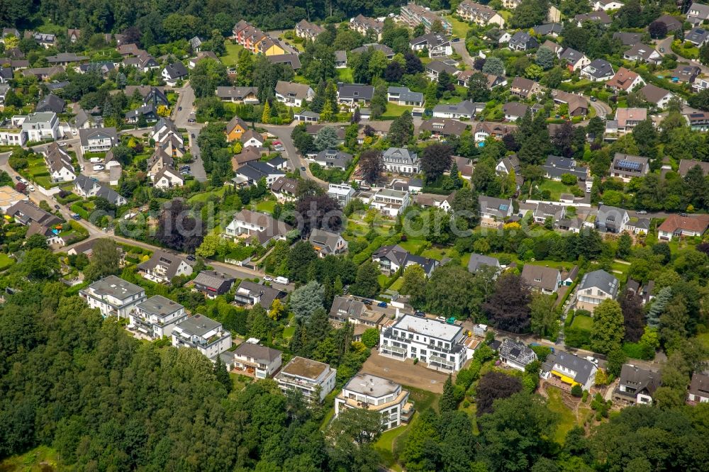 Essen from above - Residential a residential estate in Essen - Kettwig on Kemmans away in the state of North Rhine-Westphalia