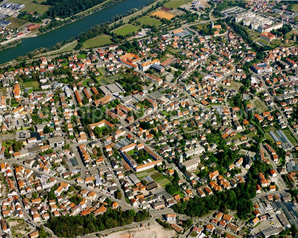 Aerial image Gstütt - Residential area of the multi-family house settlement in Gstütt in the state Bavaria, Germany