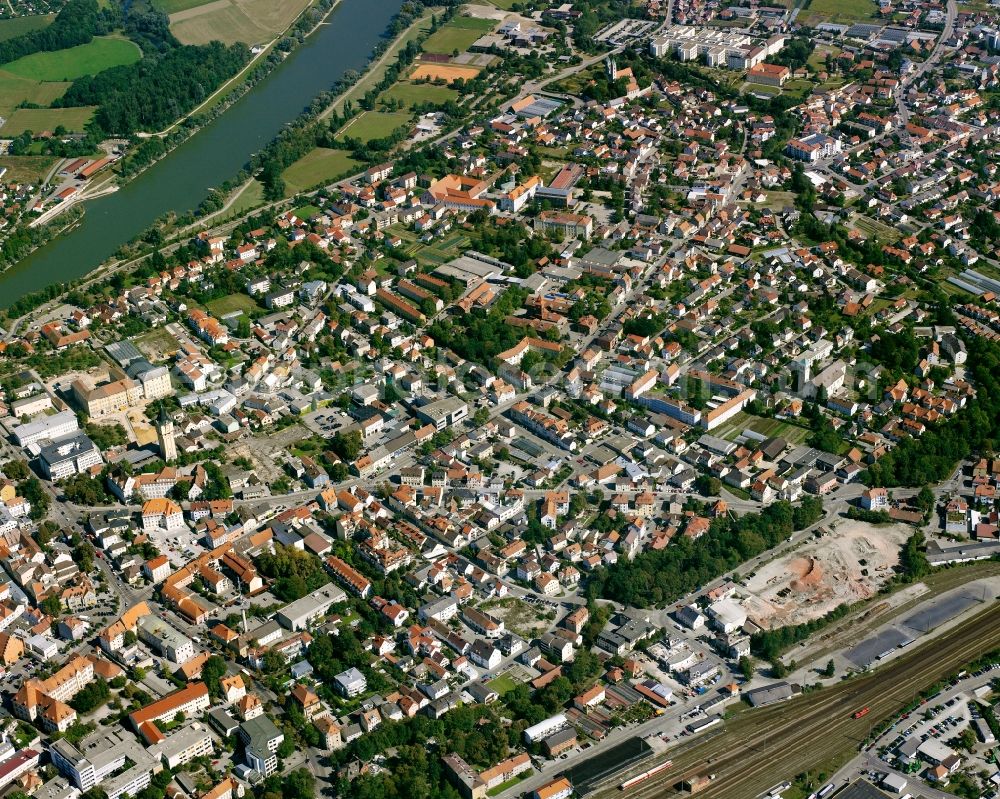 Aerial photograph Gstütt - Residential area of the multi-family house settlement in Gstütt in the state Bavaria, Germany