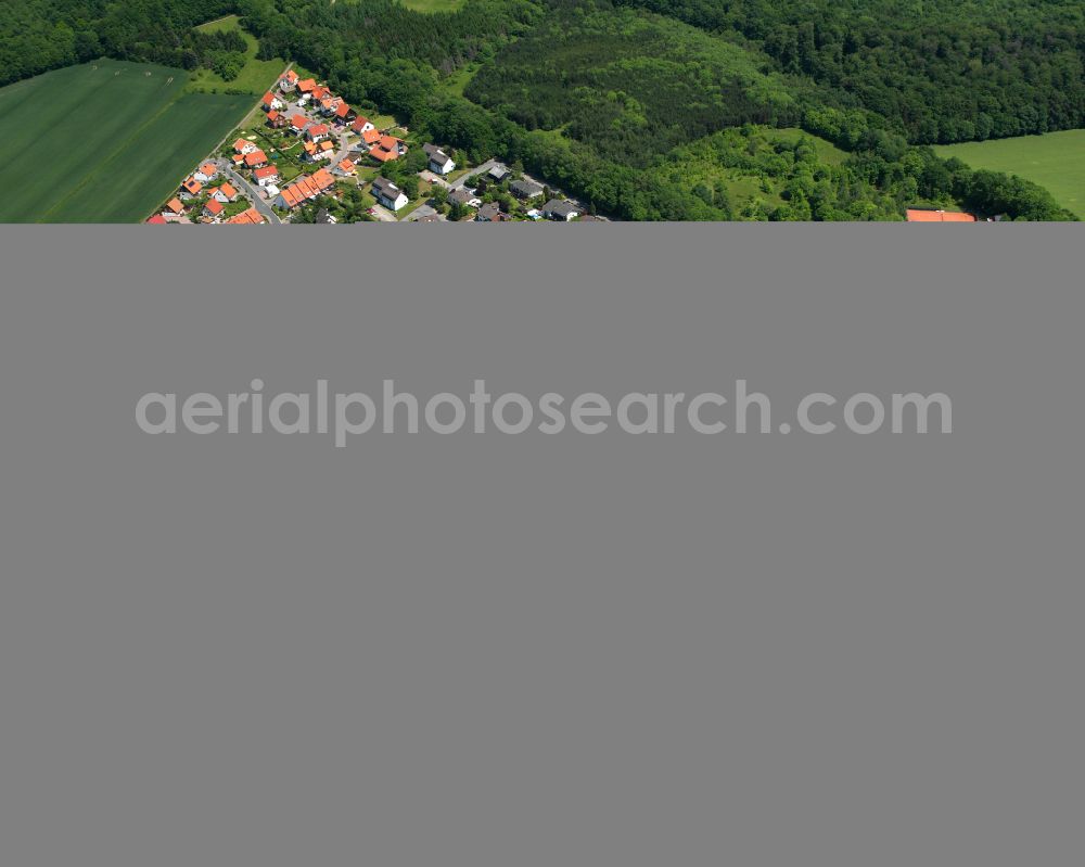 Aerial photograph Hahndorf - Residential area of the multi-family house settlement in Hahndorf in the state Lower Saxony, Germany