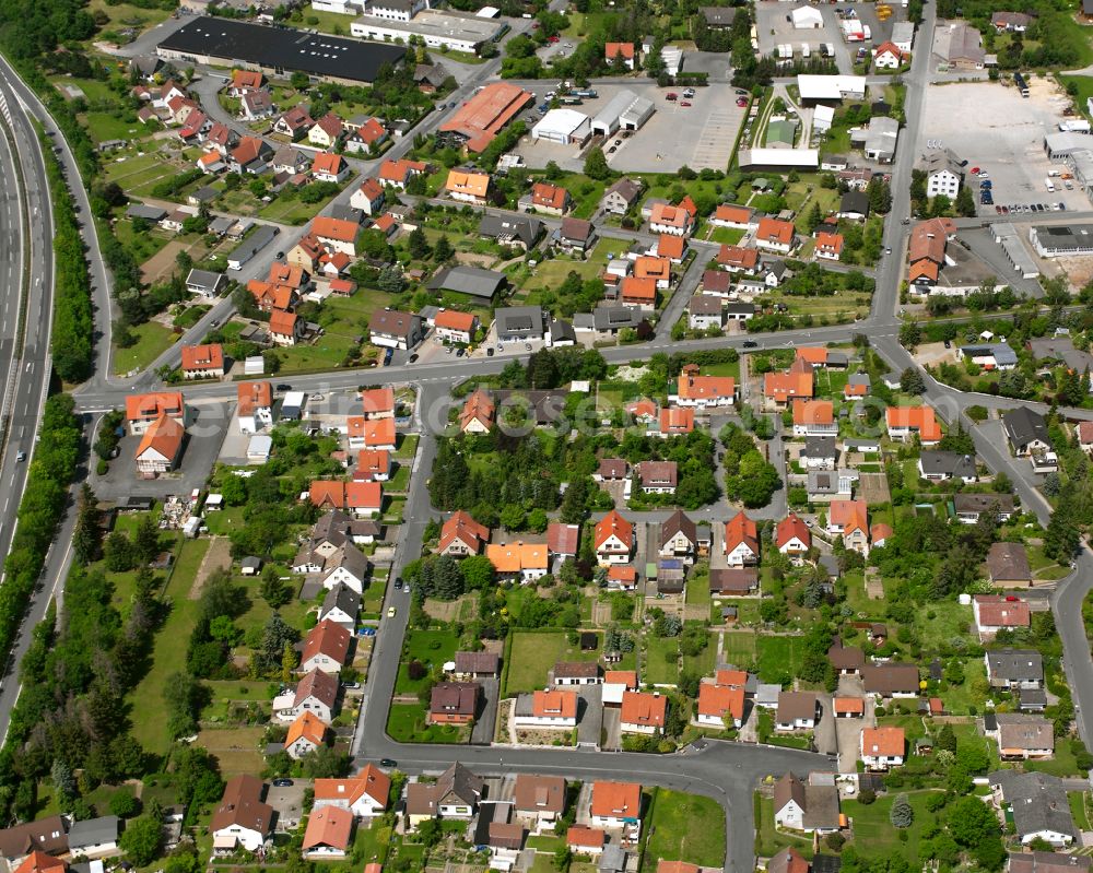 Aerial photograph Jerstedt - Residential area of the multi-family house settlement in Jerstedt in the state Lower Saxony, Germany