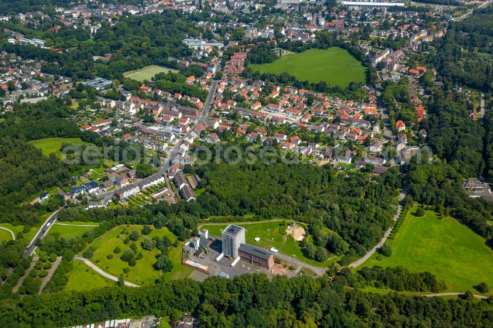 Herne from the bird's eye view: Residential area of the multi-family house settlement Siedlung at the Hordeler street in Bochum in the state North Rhine-Westphalia