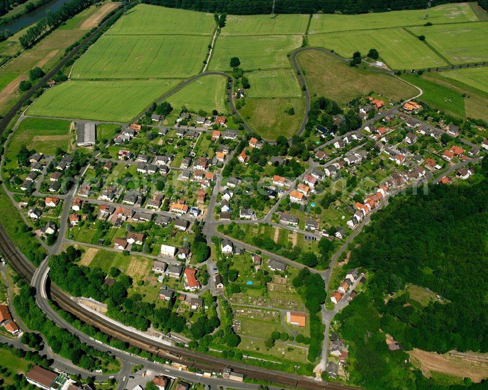 Speele from the bird's eye view: Residential area of the multi-family house settlement in Speele in the state Lower Saxony, Germany