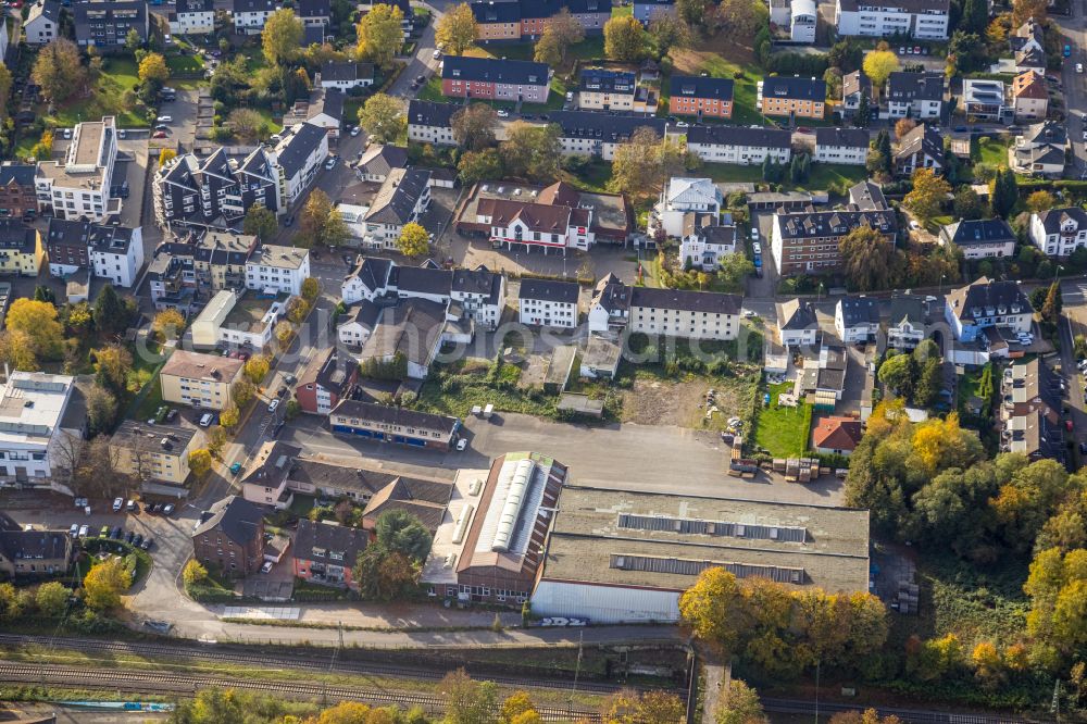 Wengern from the bird's eye view: Residential area of the multi-family house settlement on street Osterfeldstrasse in Wengern at Ruhrgebiet in the state North Rhine-Westphalia, Germany